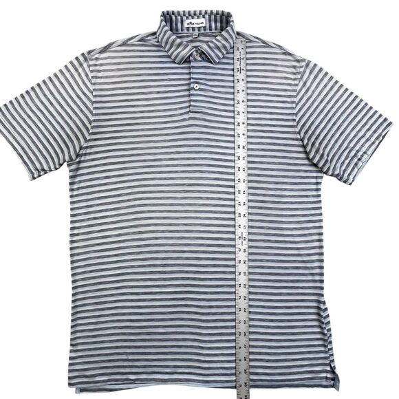 Peter Millar Crown Sport Polo Shirt Medium Performance Natural Touch Lightweight - Picture 12 of 12